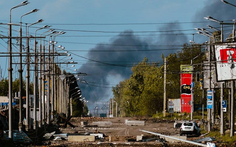 A view of what remains of Lesya Serdyka street. (May 2022) A view of what remains of Lesya Serdyka street. (May 2022)